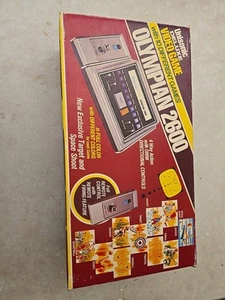 Vintage Unisonic Deluxe Videospiel Olympian 2600 komplett 10 Spiele, gebraucht Messe - Bild 1 von 16