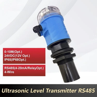 Ultrasonic Liquid Level Sensor RS485 0-10m Water Tank Wastewater Level Meter - Image 1 of 4