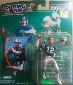 Nuevo 1998 Kerry Collins Panthers alineación inicial NFL SLU Kenner Hasbro sellado - Imagen 1 de 5