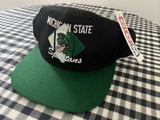 NWT Vintage Michigan State Spartans CCM OSFM Adjustable Snapback Hat Cap