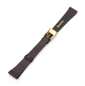 Bulova 13mm Genuine Leather  Watch Strap - Total Length is 165mm - Picture 1 of 2