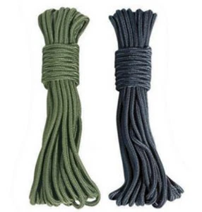 General Purpose Purlon Rope Mil Com Black Green 3MM 9MM - Picture 1 of 10