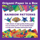 Tuttle Publishing Origami Paper in a Box - Rainbow Patterns (Tascabile)