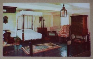UNUSED 1960'S PC, BEDROOM, PAUL REVERE HOUSE NORTH SQUARE, BOSTON, MASSACHUSETTS - Picture 1 of 2