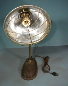 Vintage Prak-T-Kal Model 294A Infra-Red Heater Cast Iron Base NYC USA, Works! - Picture 1 of 12