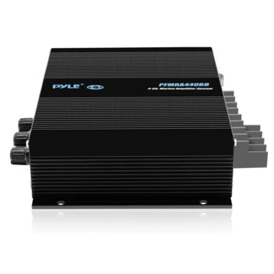 1 Pyle PFMRA440BB Verstärker Marine 4 Ch Waterproof für Boote Schwimmbad - Bild 1 von 4