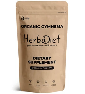Organic Gymnema Sylvestre Powder Blood Sugar Control Weight Loss Herbal Gurmar - Picture 1 of 3