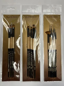 Dynasty Schwarz Gold Künstler Pinsel Sets - Bild 1 von 12