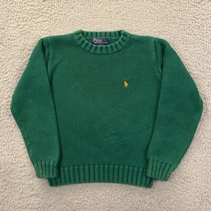 Maglione Polo Ralph Lauren Vintage Bambini Taglia 7 Preppy Pony Pullover Pescatore - Foto 1 di 9