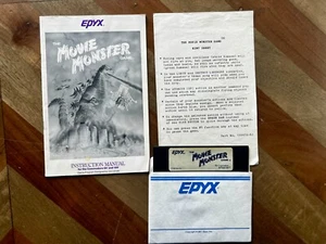 The Movie Monster game disc and manual Commodore 64/128 by epyx - Picture 1 of 4