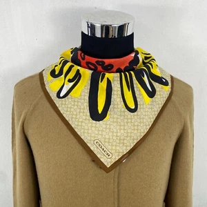 Vintage Coach Handkerchief Neckerchief Bandana Pocket Square Gift - Picture 1 of 4