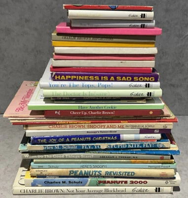 Peanuts Snoopy Paperback & Hardcover Book Lot Of 35 - Изображение 1 из 4