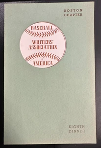 Feb 4, 1947 Eighth Annual Baseball Writers Association America Dinner Program - Picture 1 of 5