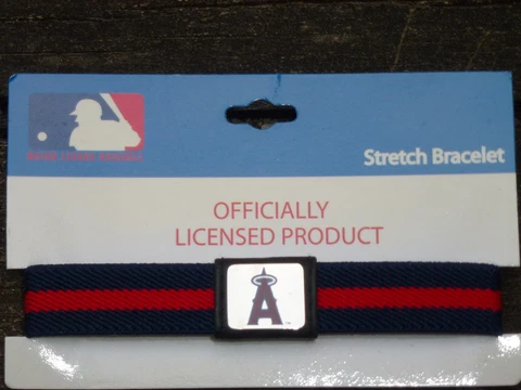 LOS ANGELES Anaheim ANGELS  Stretch Bracelet  NIP  by Peter David Cover