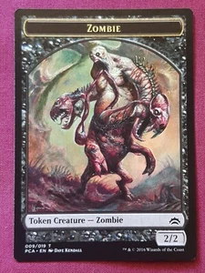 Magic The Gathering PLANECHASE ANTHOLOGY ZOMBIE HELLION TOKEN card MTG - Picture 1 of 2