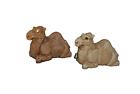 Vtg Stone Critters Don James S 2 Figurine Camel Lying Cast Hydrostone Stamped 4