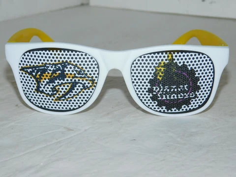 Nashville Predators Glasses Plastic Planet Fitness Hockey Yellow Souvenir NHL Cover