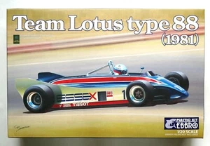 EBBRO 1/20 team Lotus type 88 1981 EMSF-1 No.011 scale model kit - Picture 1 of 12