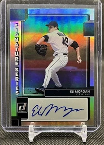2022 Donruss Optic ELI MORGAN Signature Series Silver Prizm AUTO RC! Guardians - Picture 1 of 2