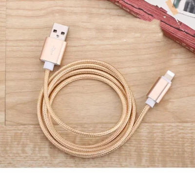  iPhone 12 Mini 11 Pro XR XS MAX 8 7 Plus Charging & Data Sync Cable 6/9Ft Nylon - Image 1 of 4