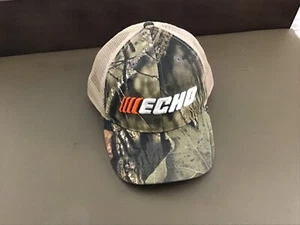 ECHO Camo Snapback Mesh Back Baseball Cap Hat Adjustable - Picture 1 of 4