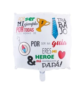 Spanish Father's Day Balloons (Dia de los Padres - Expresate con este globo) - Picture 1 of 1