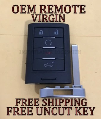 OEM 2010-2015 CADILLAC SRX LLAVE INTELIGENTE MANDO A DISTANCIA DE PROXIMIDAD 20984227 NBG009768T Foto 1 de 4