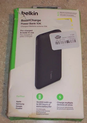 Belkin BoostCharge USB-C Portable Charger 10k with 1 USB-C Port & 2 USB-A Ports - Image 1 of 2