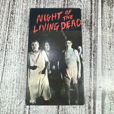 Night of the Living Dead (VHS, 1984) Horror Good Times Release. - Image 1 of 4