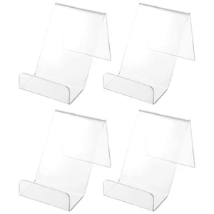4 Pcs Desk Organizer Mobile Phone Display Stand Office Telephone Acrylic - Photo 1 sur 11