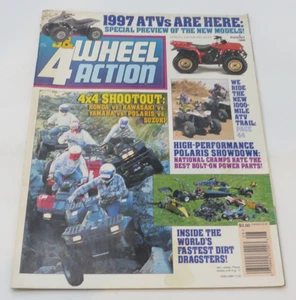 3 & 4 WHEEL ACTION Magazine AUG 1996 1997 ATVs Special Preview of New Models - Picture 1 of 6