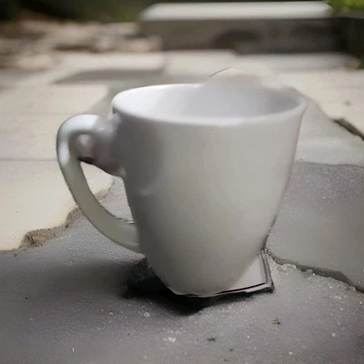 Juego de 4 tazas de café de gres blanco Corelle Coordinates Foto 1 de 3