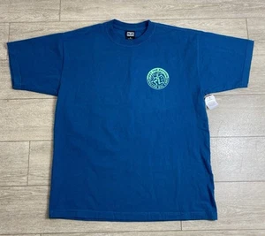 Obey Men's T-Shirt Obey The Rhythm Turquoise Sz M - Picture 1 of 10