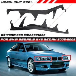 Scheinwerfer Dichtung Streifen Vorne Links Rechts für BMW 3er E46 4 Türer 02-05 - Bild 1 von 9