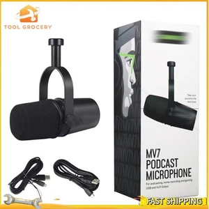 MV7 Cardioid Dynamic Vocal / Broadcast Microphone USB & XLR Outputs For Shure - Picture 1 of 11