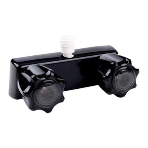 RV Shower Faucet, 4" Faucet Valve Diverter,Camper Black - Picture 1 of 3