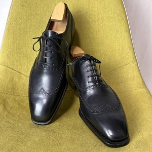Riccardo Freccia Bestetti Scarpe Uomo Pelle Punta Alare US 9,5 Made in Italy - Foto 1 di 6