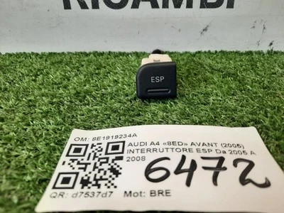 ESP PER AUDI A4 Avant (8ED) 8E1927134A PULSANTE diesel 1968 (04>08) - Immagine 1 di 2