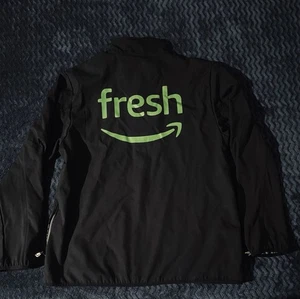 Clique Amazon Fresh Jacket Men’s Black Full Zip Softshell Delivery Medium - Picture 1 of 3