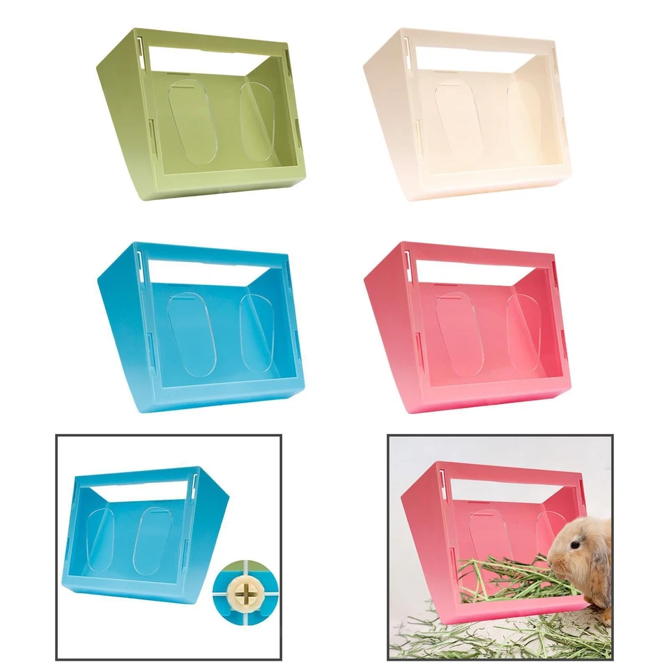 Rabbit Hay Feeder Small Animal Hay Manger Convenient Large Capacity Bunny Hay - Image 1 of 1