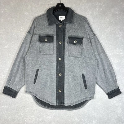 Chaqueta polar BKE Hebilla Rubí Para Mujer Grande Gris Envejecido Gran Tamaño Foto 1 de 4