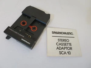 Sparkomatic 8 Track Stereo Cassette Tape Adaptor SCA 10 w Orig Instruction Sheet - Picture 1 of 15