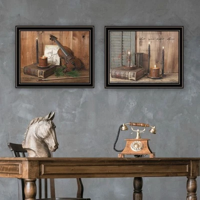 Decoración de moda 4U 2 piezas luz de velas O noche santa arte de pared (Billy Jacobs) Foto 1 de 4