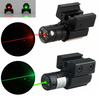 Green Red Laser Compact Beam Sight For 11/20mm Pistol Glock17 19 Taurus G2C G3C