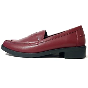 Princess Highway Women's Comfort Loafer Vegan Red Faux Leather Size 40 - Picture 1 of 13