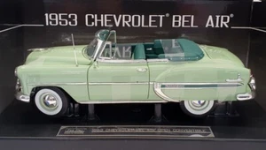 Sunstar 1/18 Scale Model 1624 - 1953 Chevrolet Bel Air Conv - Surf Green - Imagen 1 de 7