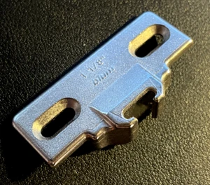 NEW BLUM HINGE PLATE 1-1/8", 130.112-01.02 • BASE PLATE - Picture 1 of 6