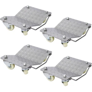 Car Dolly Heavy Duty Wheel Dolly,4 Tire Wheel Dolly Car Stakes 6000lbs Capacity - Picture 1 of 11