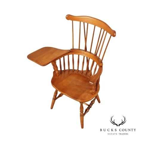 Sprague Carleton Solid Maple Windsor Writing Chair Cover
