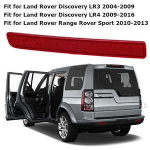 Fit Land Rover Discovery LR3 2004-2009 Left Side Rear Bumper Red Reflector Light - Picture 1 of 10